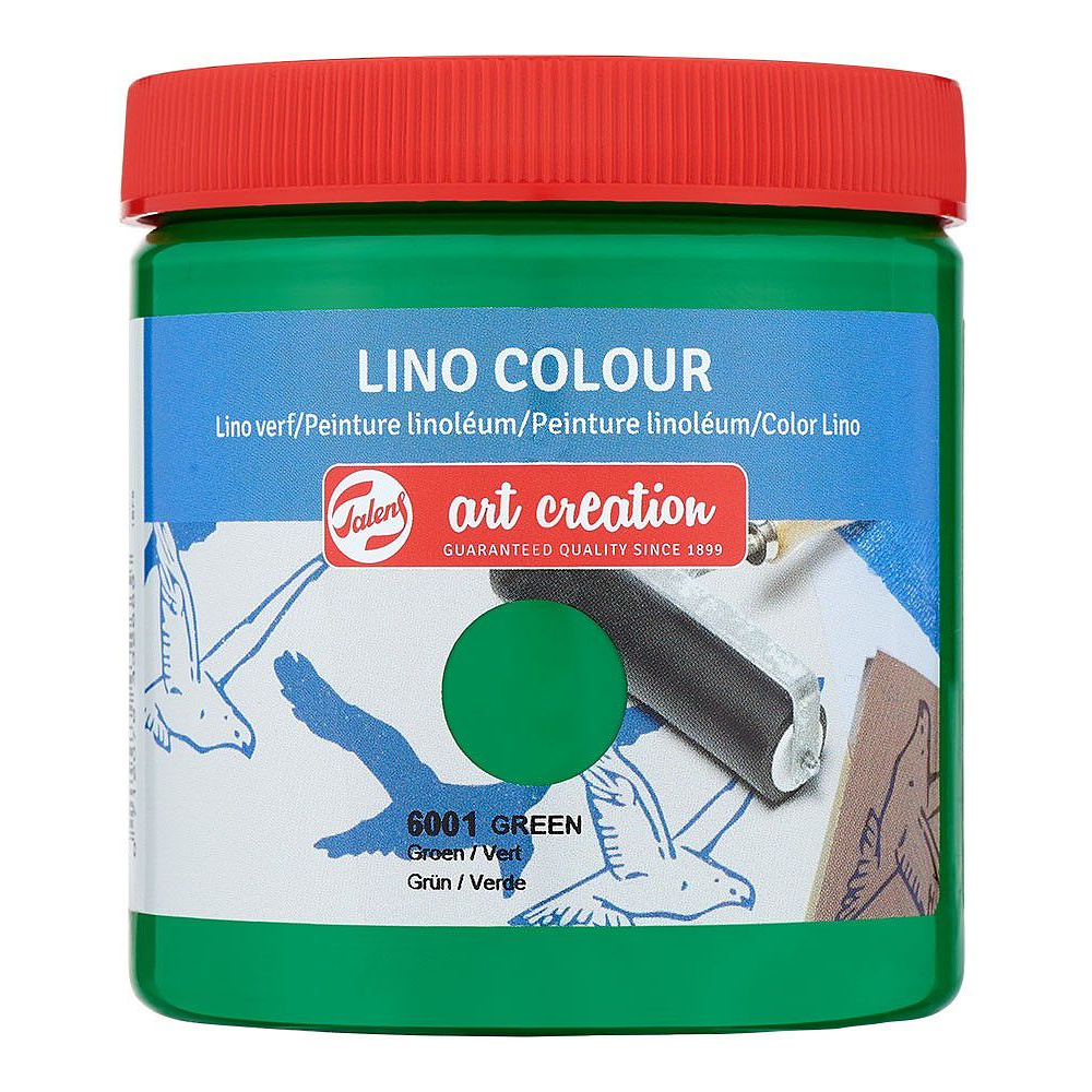Краски для линогравюры "LINO", 6001 зеленый, 250 мл