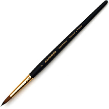 Кисть "Roubloff", имитация колонка, круглая, на короткой ручке №6