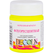 Краска акриловая неон "Декола"