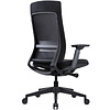 Кресло компьютерное SitZone E-VL002B, сетка, ткань, пластик, черный - 4