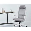 Кресло компьютерное SitZone E-VL002B, сетка, ткань, пластик, черный - 12
