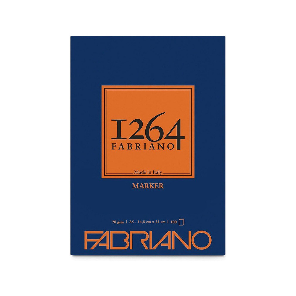 Блок-склейка бумаги для маркеров "Fabriano. 1264", 21х29,7 см, 70 г/м2, 100 листов