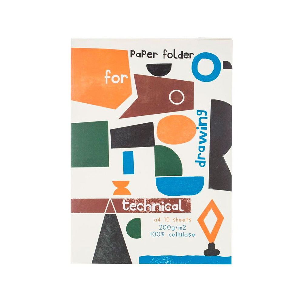 Блок бумаги для черчения "Modern", А4, 250 г/м2, 10 листов