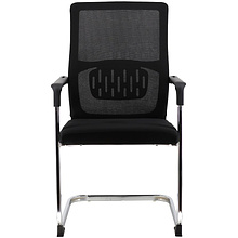 Кресло для посетителей EVERPROF EP-510 сетчатая ткань, черный