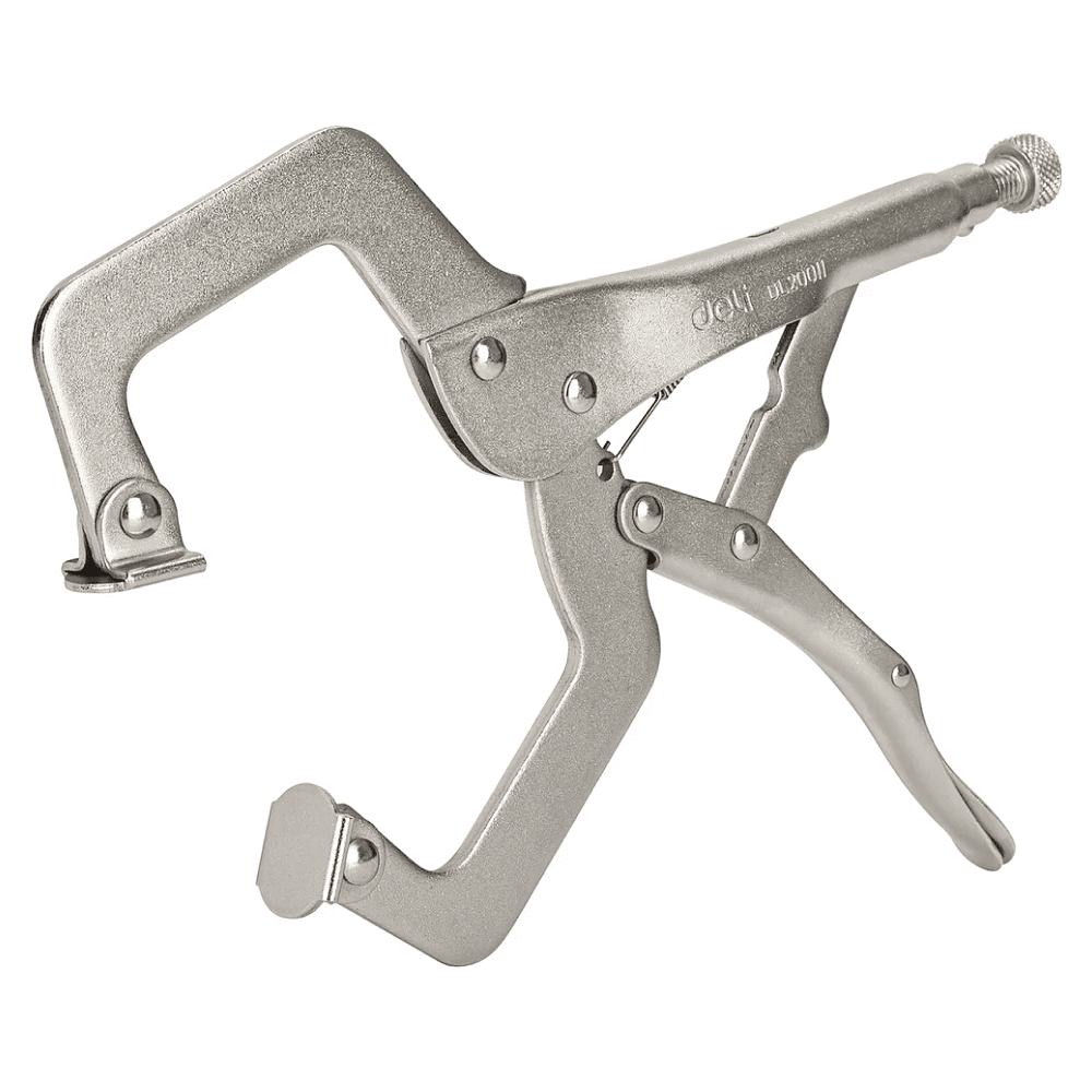 Клещи Deli YS DL20011, зажимные, С-образные с фиксатором, 280 мм - 2