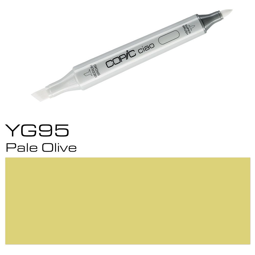 Маркер перманентный "Copic ciao", YG-95 бледно-оливковый