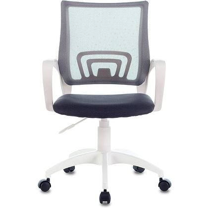 Кресло Бюрократ "CH-W695NLT", ткань, пластик, белый, темно-серый - 2