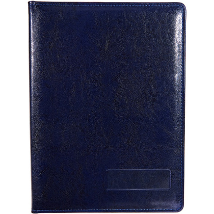 Папка на подпись, с карманом, синий