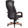 Кресло руководителя Бюрократ "T-9924WALNUT", кожа, металл, дерево, черный - 4