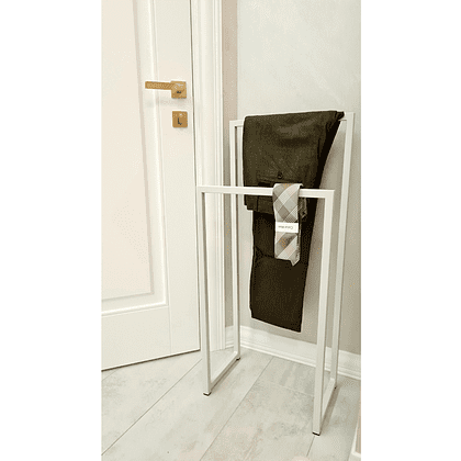 Вешалка напольная ALLERD 90 RION, белый муар - 5
