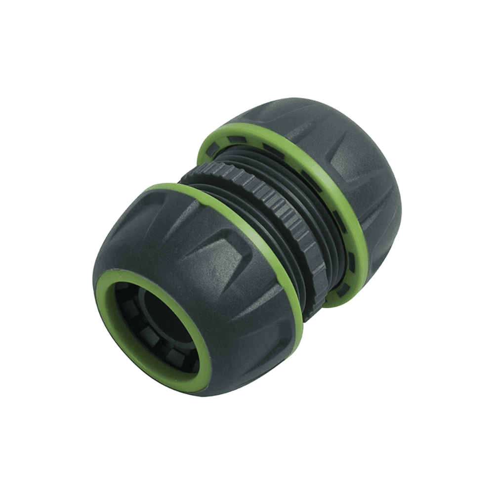 Коннектор Amigo Grande "79130", 3/4", пластик, серый, зеленый