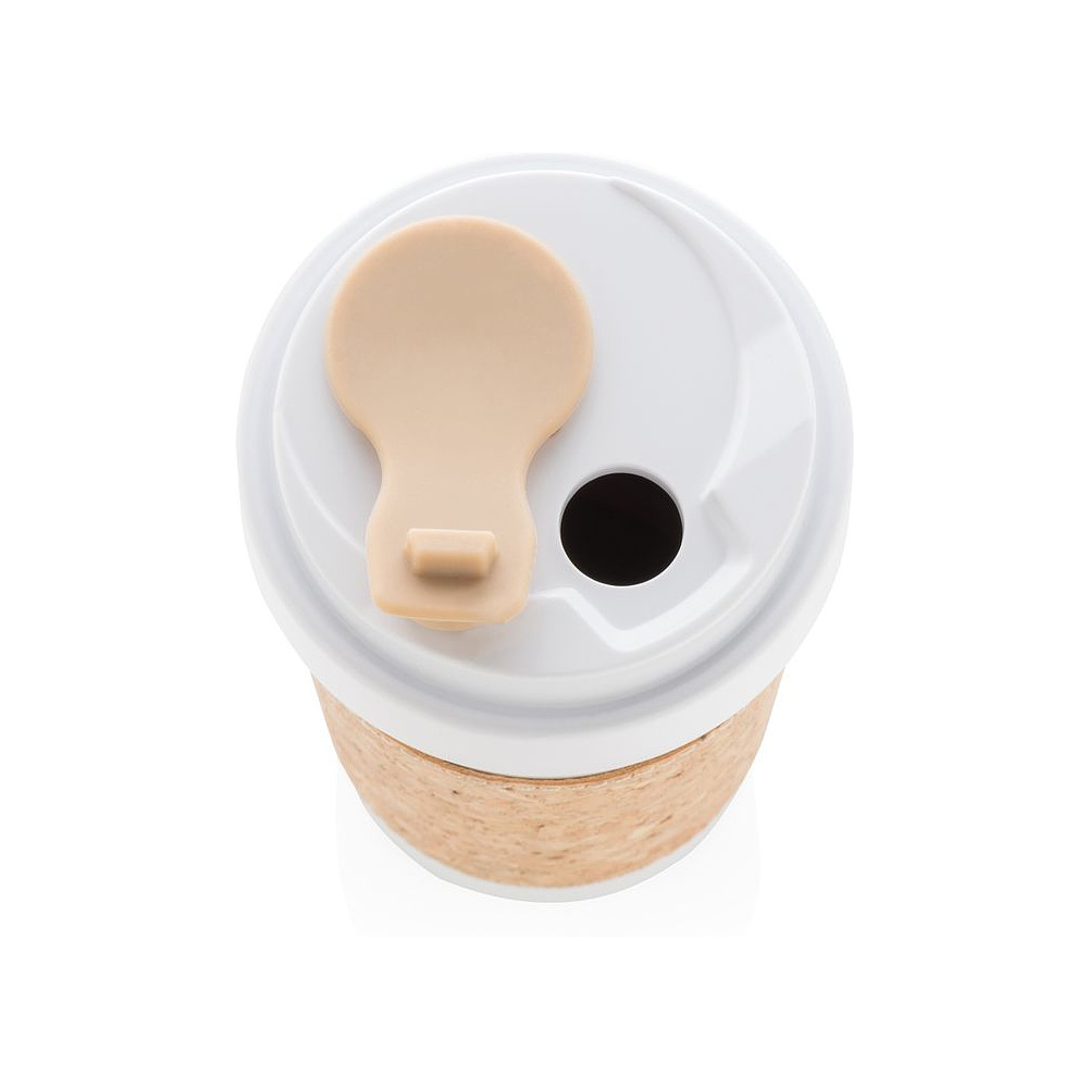 Стакан "Eco", биоразлагаемый, 400 мл, белый, светло-коричневый - 3