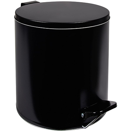 Урна с педалью, 7 л, черный