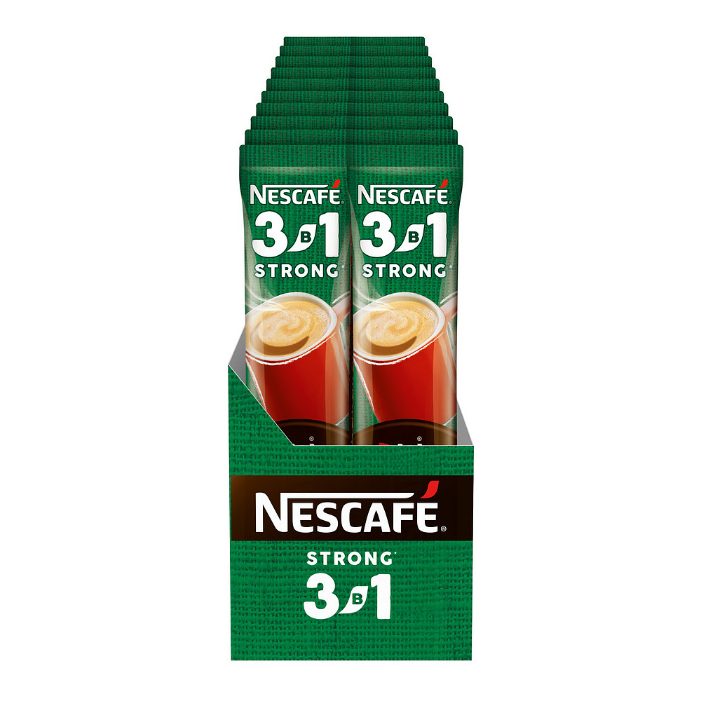 Кофейный напиток "Nescafe" 3в1 крепкий, растворимый, 14.5 г - 17