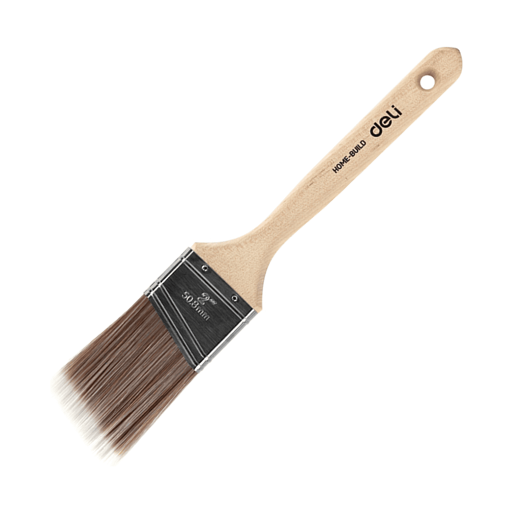 Кисть малярная Deli YS EDL509172, плоская 2"-50 мм, угловой срез, искусственная щетина