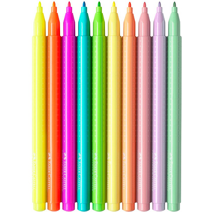 Фломастеры "5 neon+5 pastel Grip", 10 шт - 3