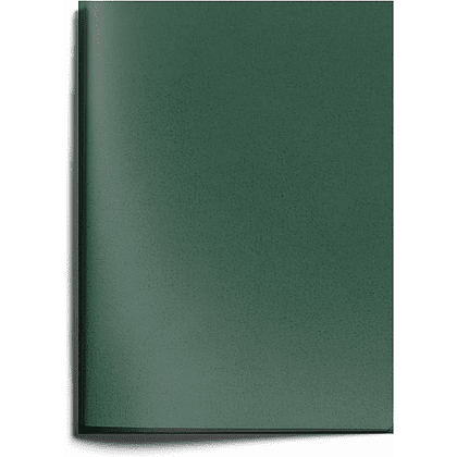 Тетрадь "Зеленый", А4, 96 листов, клетка, скоба сбоку, зеленый