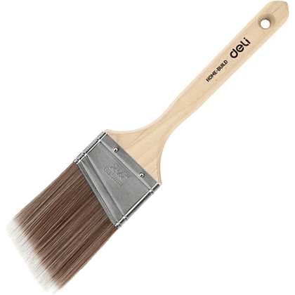 Кисть малярная Deli YS EDL509173, плоская, 2.5"-63 мм, угловой срез, искусственная щетина
