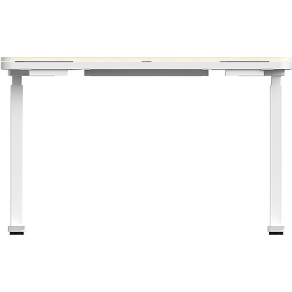 Стол с электроприводом двухмоторный AOKE HOME WOOD, цвет белый/береза  - 8
