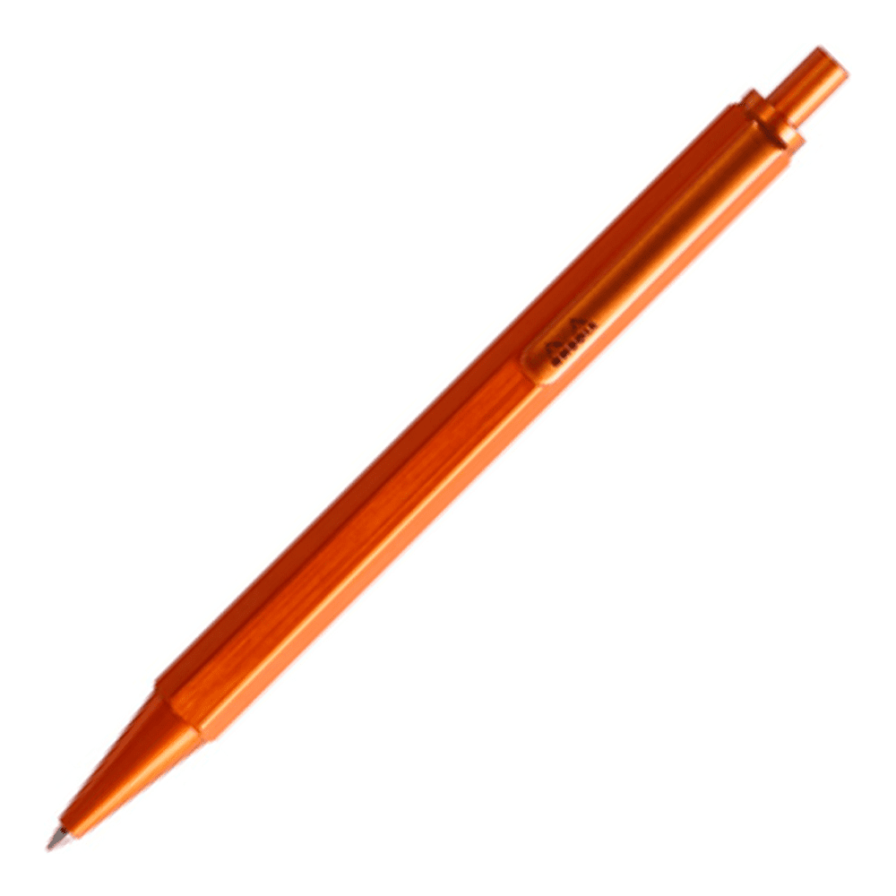 Ручка шариковая Rhodia "scRipt", 0.7 мм, оранжевый, стерж. черный