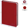 Ежедневник недатированный "Silver Pristine", А5, 320 страниц, красный - 3