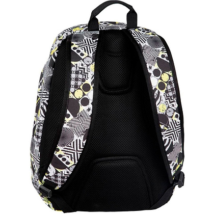 Рюкзак молодежный CoolPack "Scout Tic Tac", белый, черный, желтый - 2