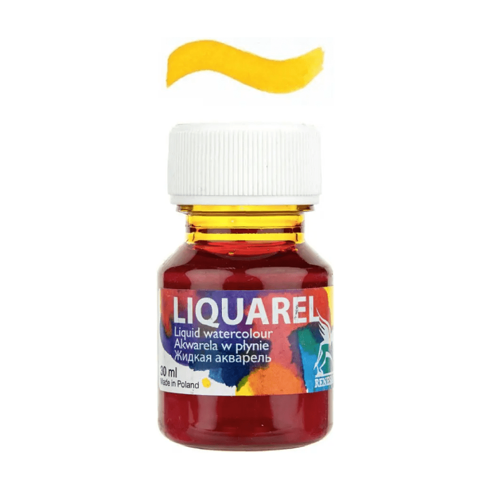 Акварель жидкая "Liquarel", 111 тёмный жёлтый, 30 мл