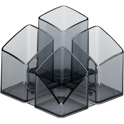 Подставка для канцелярских мелочей "Scala", прозрачно-серый