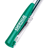 Ручка гелевая "Office Products", 0.5 мм, прозрачный, стерж. зеленый - 4
