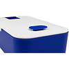 Контейнер для еды "Neo", пластик, синий, белый - 4