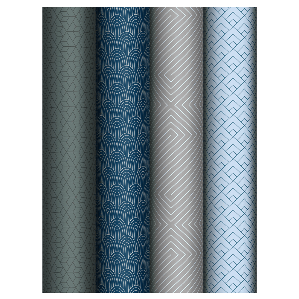 Бумага декоративная в рулоне "Strict", 1х0.7 м, ассорти