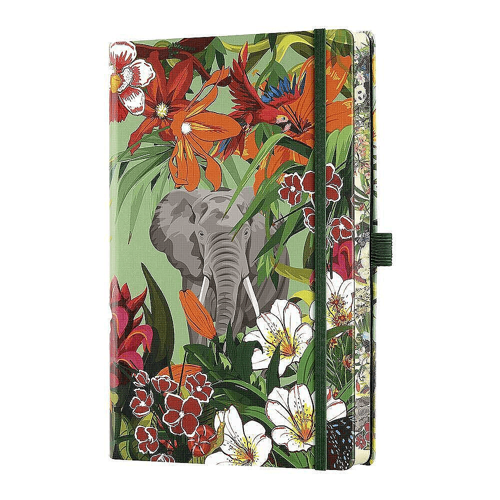Блокнот Castelli Milano "Eden Elephant", A5, 96 листов, линейка, разноцветный - 2