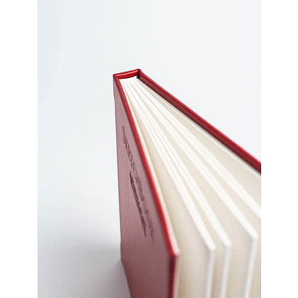 Скетчбук для акварели "Малевичъ", 14.5x14.5 см, 200 г/м2, 30 листов, красный - 7