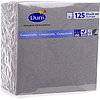Салфетки бумажные "Duni", 125 шт, 33x33 см, серый - 2