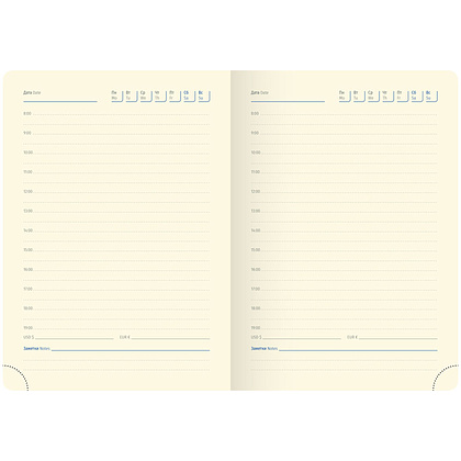 Ежедневник недатированный "Silver Pristine", А6, 320 страниц, коричневый - 7