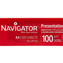 Бумага "Navigator Presentation", A4, 500 листов, 100 г/м2