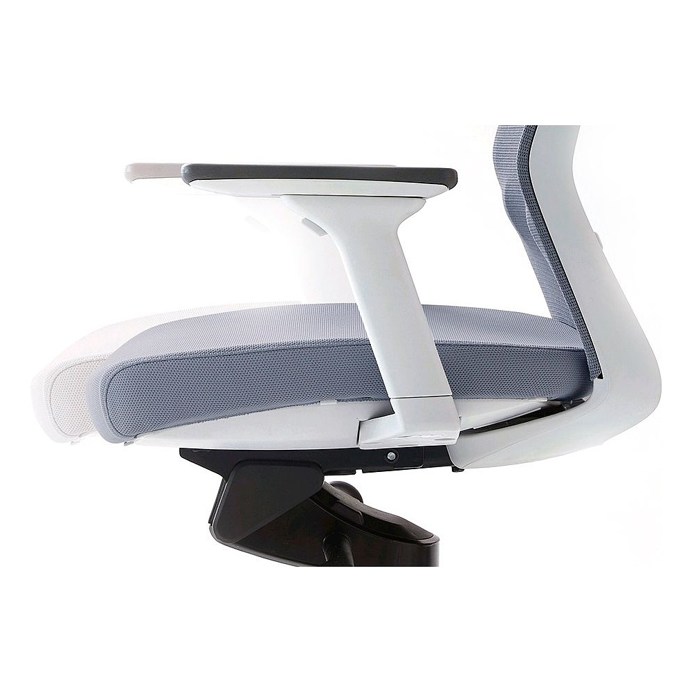 Кресло для руководителя Bestuhl "J1", сетка, ткань, пластик, черный  - 11