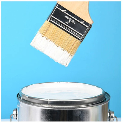 Кисть малярная плоская Deli YS EDL509123, 3"-75 мм, деревянная рукоятка, искусственная щетина - 5