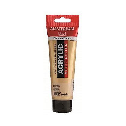 Краски акриловые "Amsterdam", 802 светлое золото, 120 мл, туба