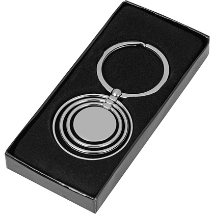 Брелок "Кольца", серебристый - 4