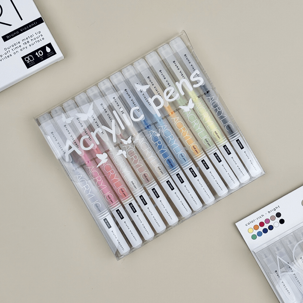 Набор ручек акриловых "Sketch&Art", 1 мм, 12 шт, ассорти - 5