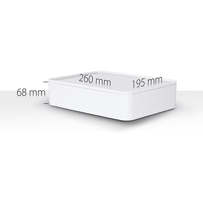 Блок закрытый "Allison", белый - 3