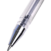 Ручка гелевая "Office Products", 0.5 мм, прозрачный, стерж. синий - 3