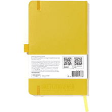 Скетчбук "Sketchmarker", 13х21 см, 140 г/м2, 80 листов, горчичный