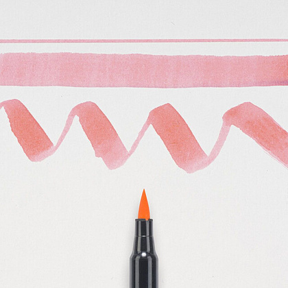 Маркер акварельный "Koi Color Brush", фуксия - 2