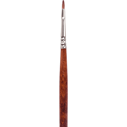 Кисть "Escoda Versatil Brush L/H", синтетика, темно-коричневый, плоская, №1 - 2