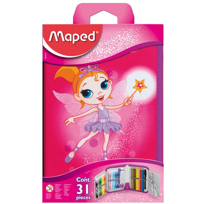 Пенал Maped "Fairy", 1 отделение, с наполнением - 4