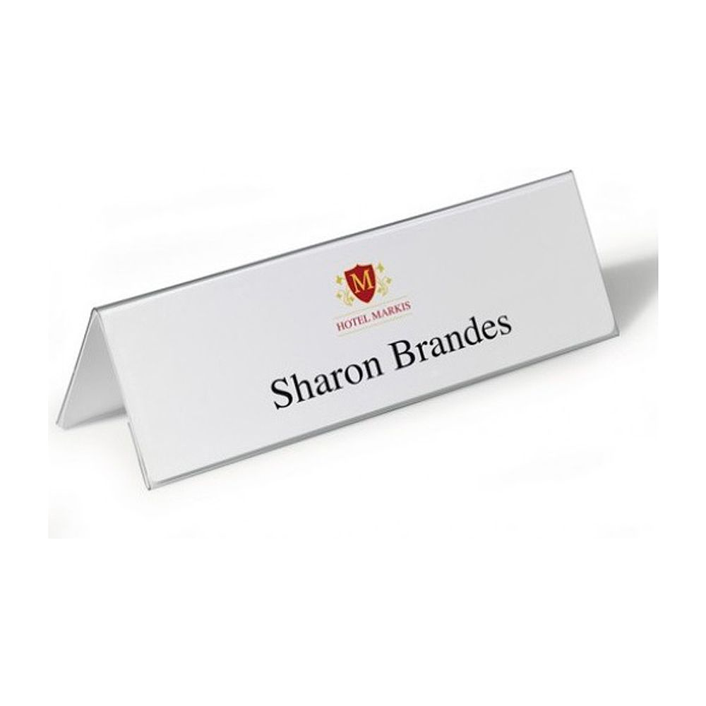 Бейдж настольный, 105x210x297 мм, прозрачный - 2