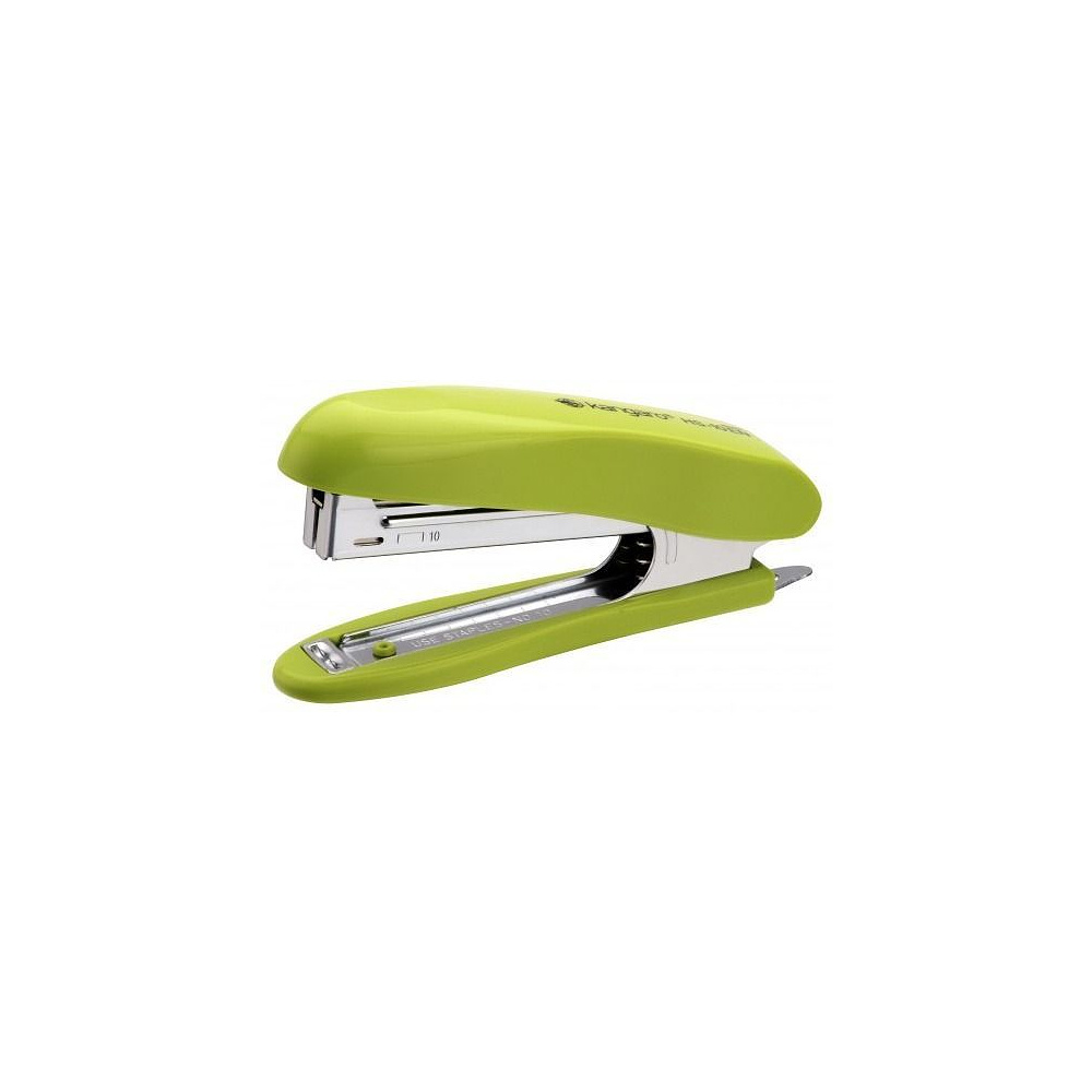 Скобосшиватель "HS-10EN", №10, 20 листов, зеленый