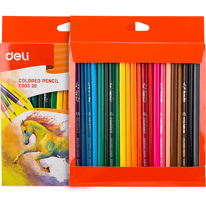 Цветные карандаши "ColoRun", 24 цвета